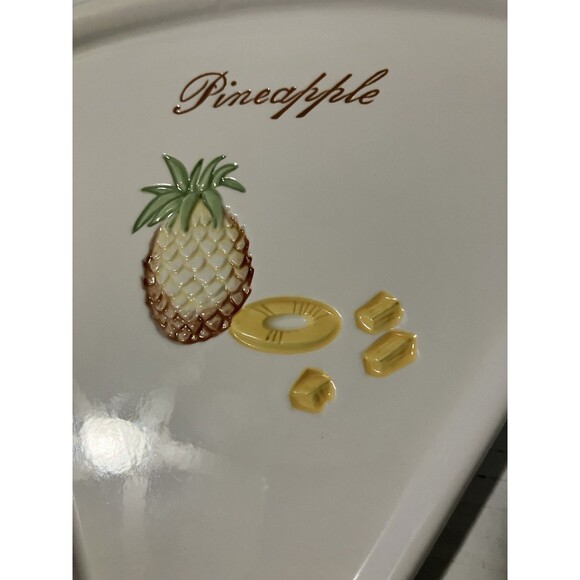 4 Pottery Barn Pizza Buono Stoneware Triangle Vegetable Pizza Slice Plates - Picture 9 of 16